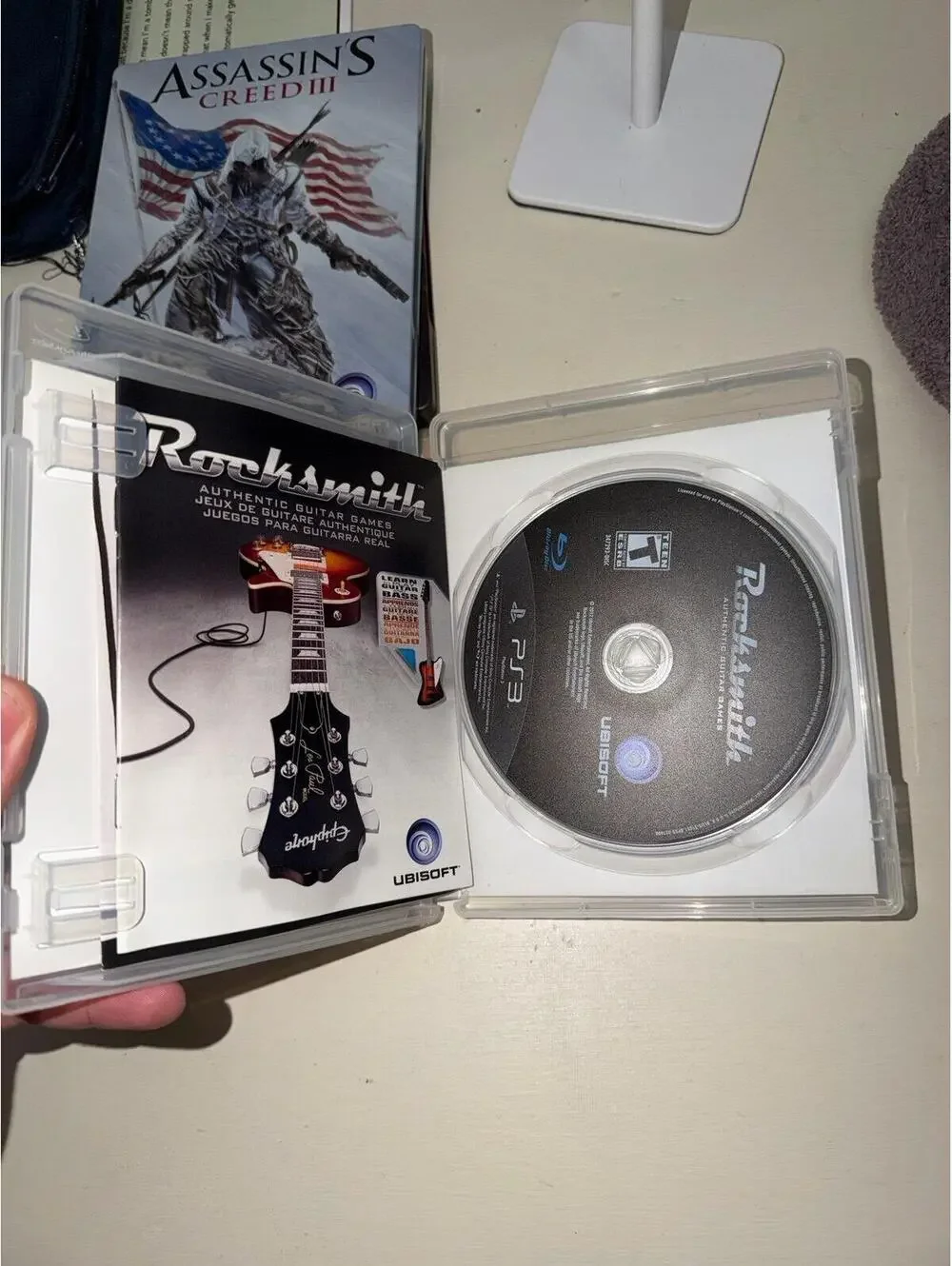 Rocksmith (Sony PlayStation 3, 2011) With Case, Manual, And Disc - Tested